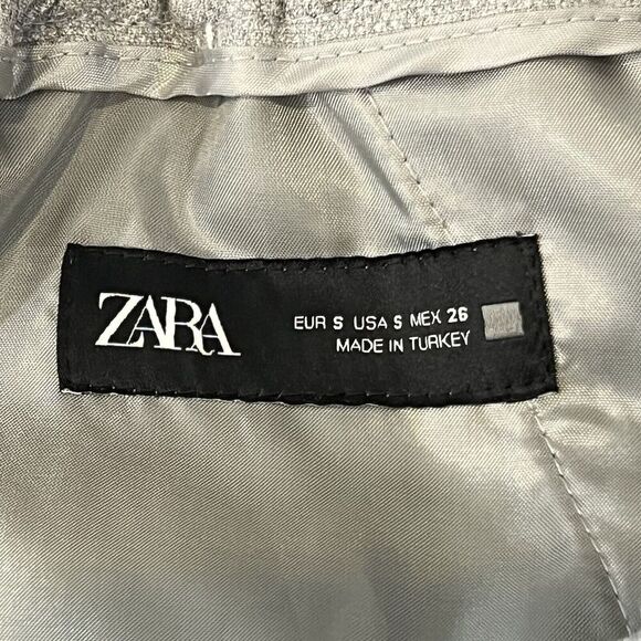Zara Womens Size Small Gray Pull On Joggers - Picture 4 of 4